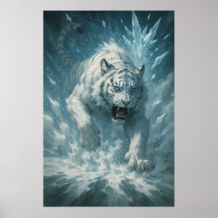 Frost White Tiger – Emperor of the Frozen Realm – Poster