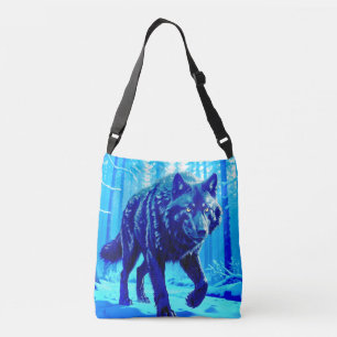 Frost Wolf Crossbody Bag
