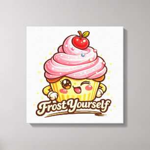Frost Yourself - Sprinkle Stella - Foodie Fiends Canvas Print