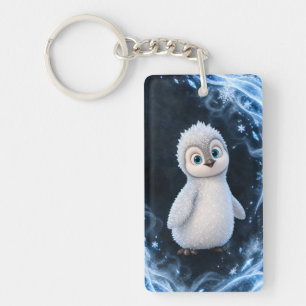 Frostastic Frosty the Ice Penguin Keychain