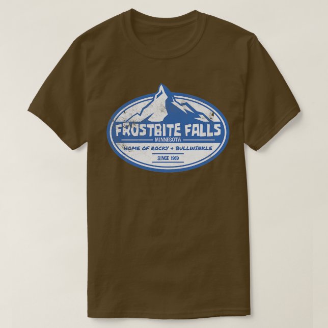 Frostbite Falls distressed T-Shirt (Design Front)