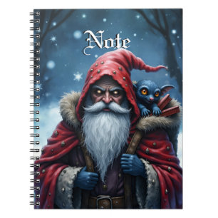Frostbite Santa & His Mischief Elf. Notebook