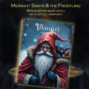 Frostbite Santa & His Mischief Elf. Planner