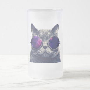 Frosted 16 oz Frosted Glass Mug