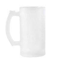 Frosted 16 oz Frosted Glass Stein