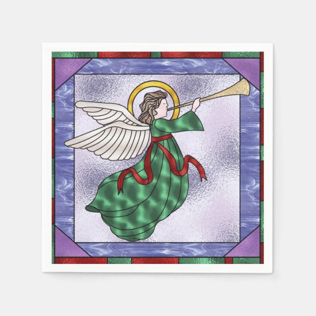 Frosted Angel Napkin (Front)