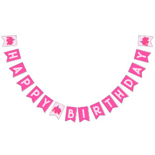 Frosted Animal Cookie Party Garland Bunting Bunting Flags