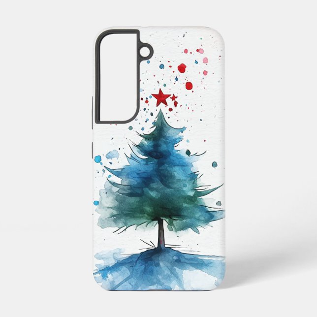 Frosted Bloom Samsung Galaxy S22 Case (Back)