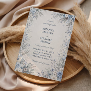 Frosted Blue Botanicals Embrace Winter Invitation