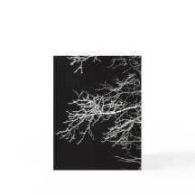 Frosted Branches - Blank Folded Card