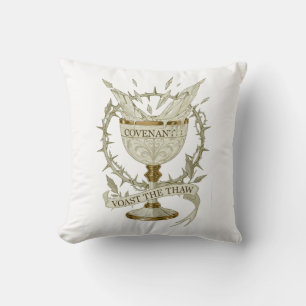 Frosted Chalice Covenant T-Shirt Toast the Thaw Throw Pillow