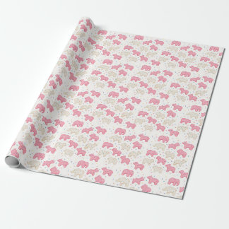 Frosted Circus Animal Cookie Wrapping Paper