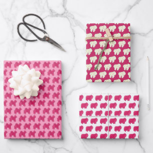 Frosted Circus Animal Cookies Crackers Sprinkles Wrapping Paper Sheet