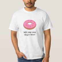 Frosted Doughnut: Customizable Slogan