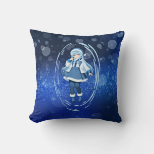 Frosted Dreams Throw Pillow