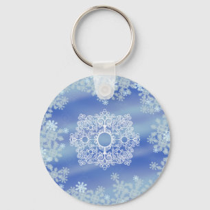 Frosted Edges IV Keychain