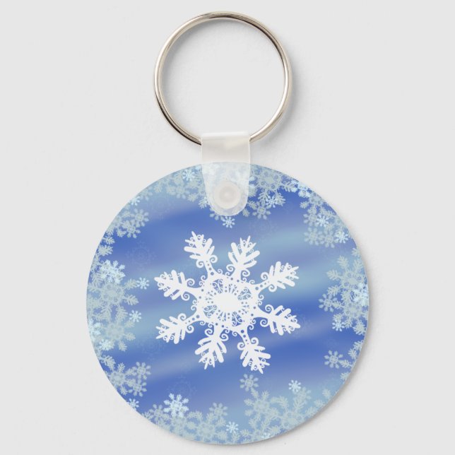 Frosted Edges VII Keychain (Front)