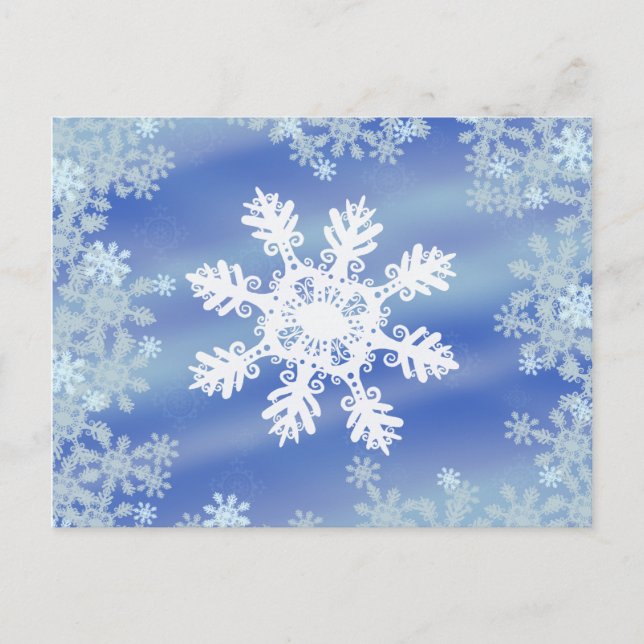 Frosted Edges VII Postcard (Front)