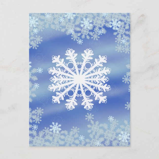 Frosted Edges VIII Postcard (Front)