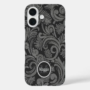 Frosted Ferns: Winter Whimsy iPhone 16 Case