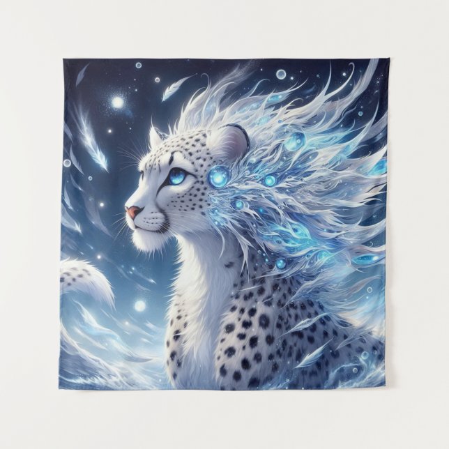 Frosted Fury Tapestry (Front)