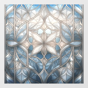 Frosted Geometric Harmony Window Cling