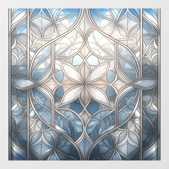 Frosted Geometric Harmony Window Cling (Sheet)