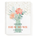 Frosted Glass Mason Jar Bridal Shower Guest Book