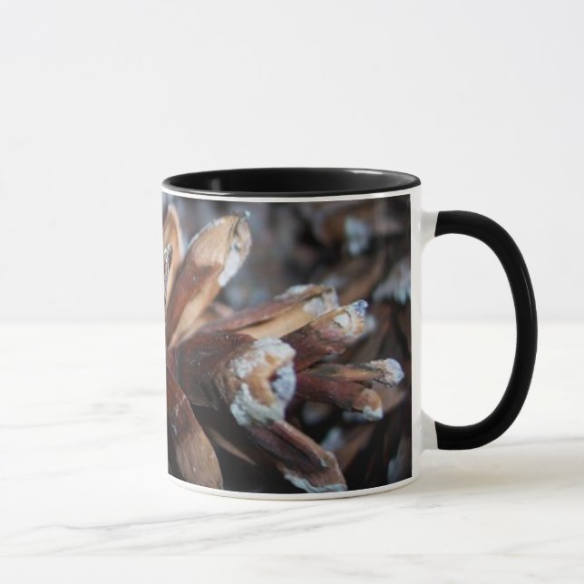 Frosted Pinecone Mug (Right)