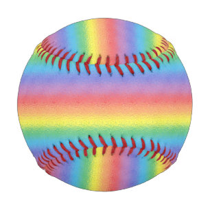 Frosted Rainbow Baseball