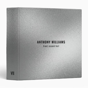 Frosted Silver Metallic Texture Binder