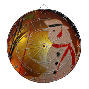 Frosted Snowman Ornament Dartboard