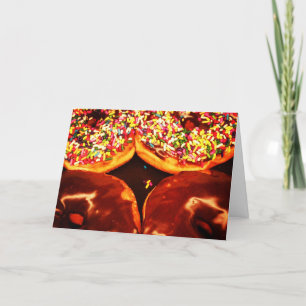 "Frosted & Sprinkled Doughnuts" Thank You Card