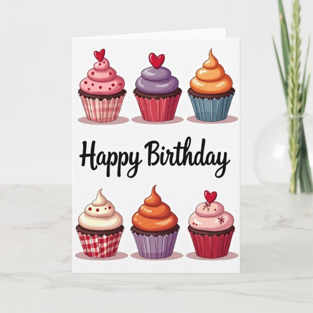 Frosted Sprinkles Birthday Card (Front)