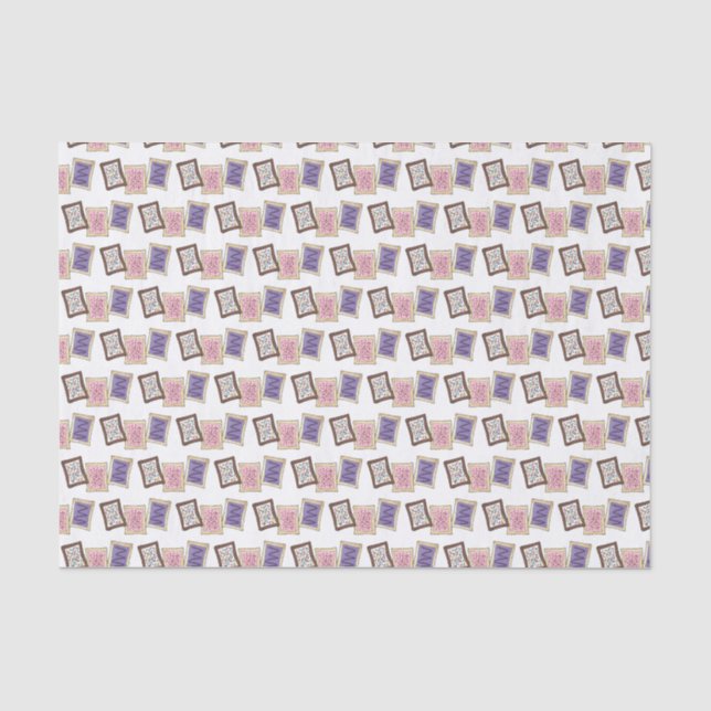 Frosted Toaster Pastries Breakfast Food Pastry Tissue Paper (Front)