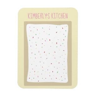 Frosted Toaster Pastry Cute Personalized Magnet