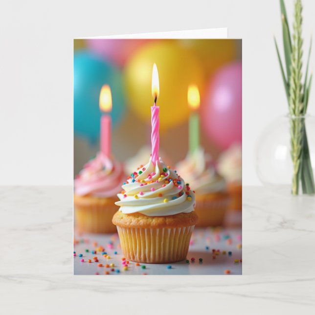 Frosted Treat Birthday Card (Front)