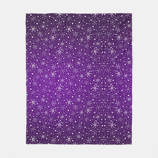 Frosted Twilight Fleece Blanket (Front)