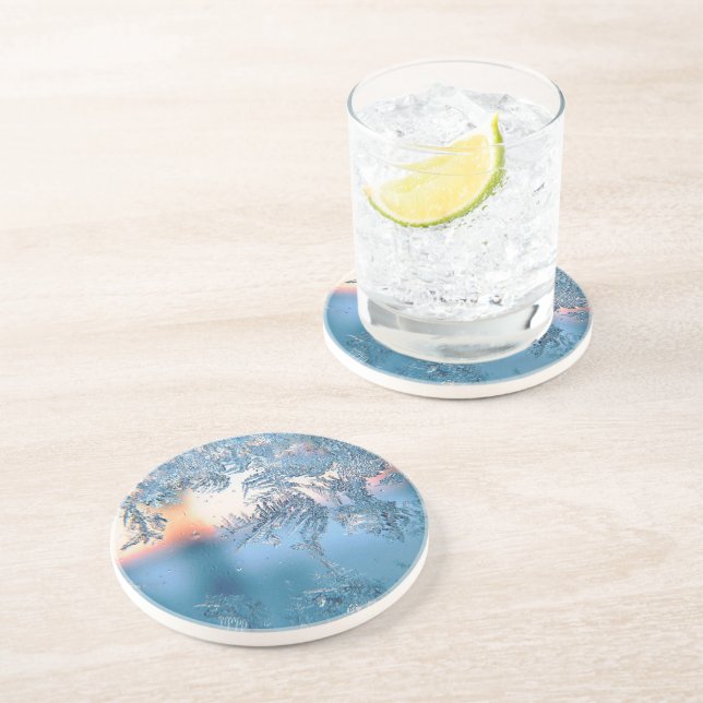 Frosted View Coaster (Side)