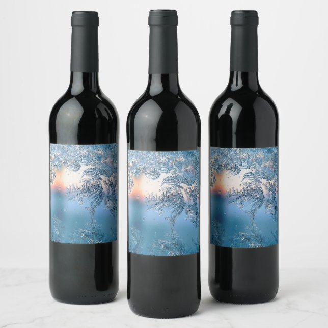 Frosted View Wine Label (Bottles)