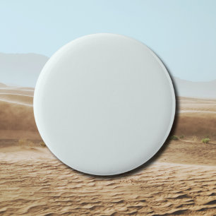 Frosted White Solid Colour Classic Elegant 2 Inch Round Button
