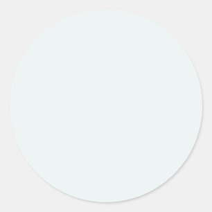 Frosted White Solid Colour   Classic   Elegant Round Sticker