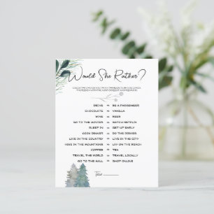 Frosted Winter - Silver - Would She Rather Game