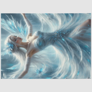 Frostfall Enchantress Ice Ballet Winter Fairy  Tissue Paper