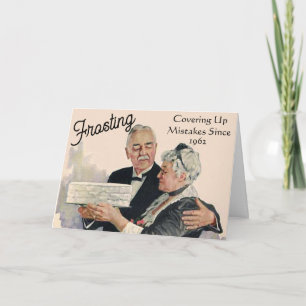 Frosting - Covering Up Mistakes Since Personalized Card