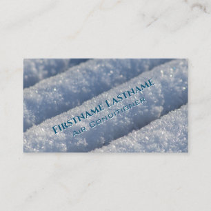 Frosty Air Conditioning Expert Cooling Compressor Business Card