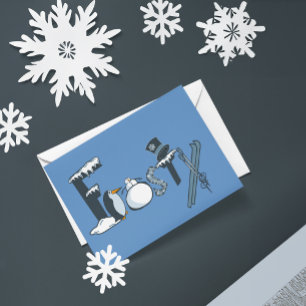 Frosty card