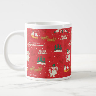 Frosty - Everyone's Favourite Snowman Pattern Large Coffee Mug