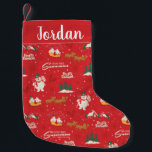 Frosty - Everyone's Favourite Snowman Pattern Small Christmas Stocking<br><div class="desc">Frosty the Snowman | Check out this red Christmas pattern featuring Frosty the Snowman - Everyone's Favourite Snowman!</div>