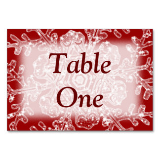 Frosty Flake Table Number